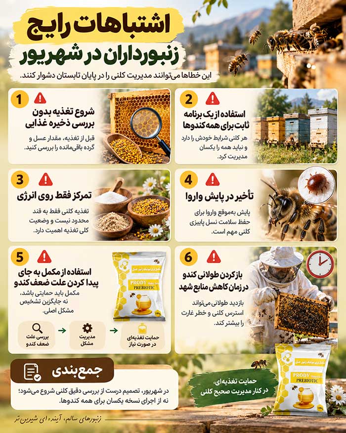 زنبورداری در شهریور